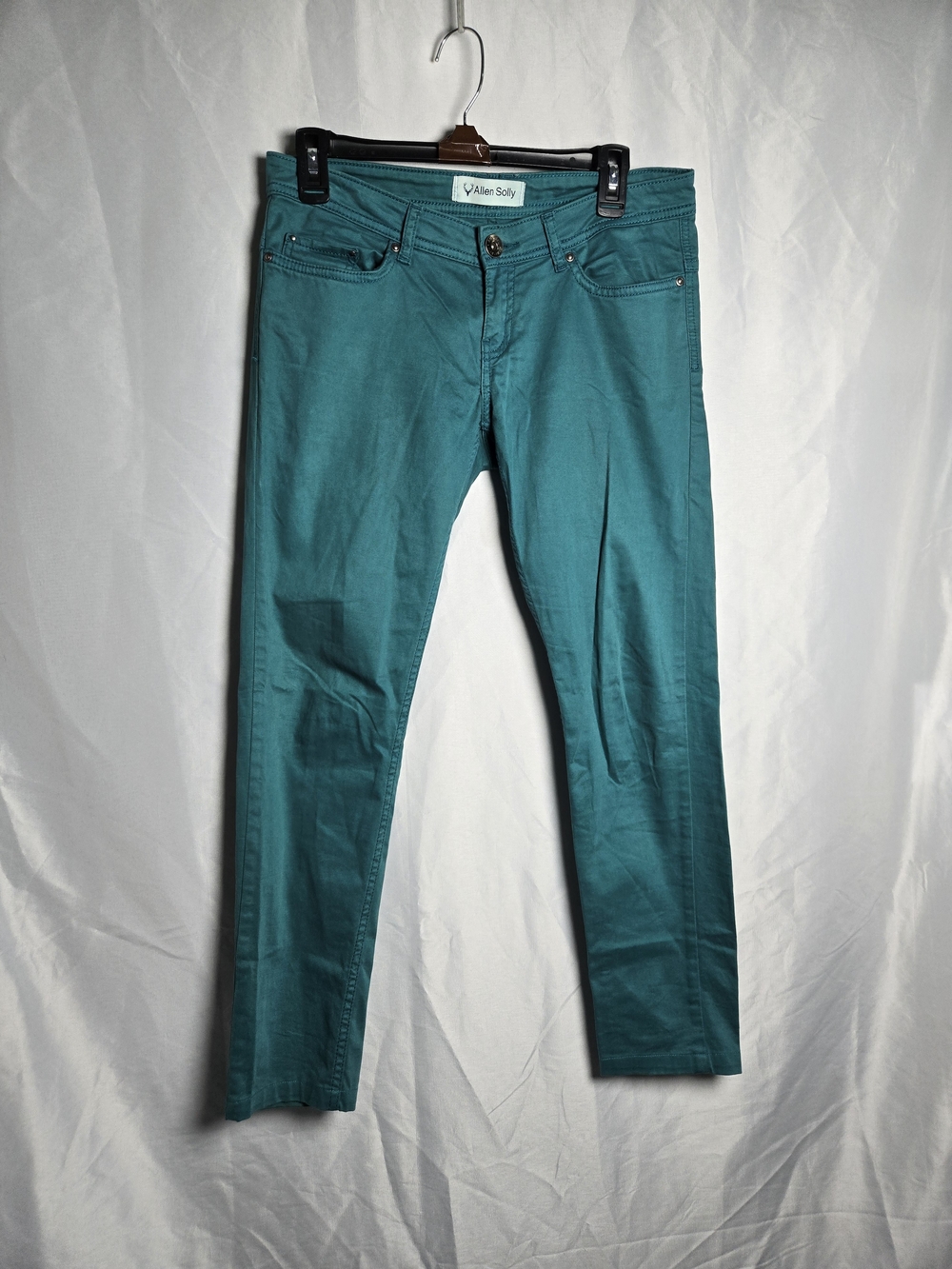 Allen Solly Women's Teal Skinny Jeans